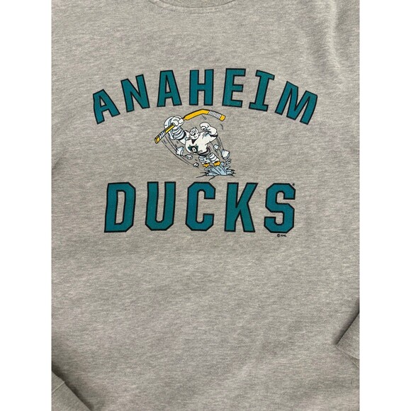 Anaheim Mighty Ducks Vintage Hockey Sweater Sweatshirt Men’s Women’s XL - Picture 2 of 5